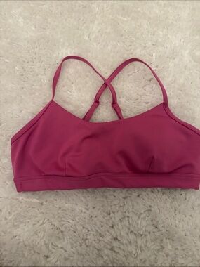 Alo airlift Intrigue Bra Raspberry Pink